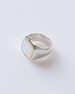 Best Tom Wood Cushion Ring Polished Silver 925/MOP