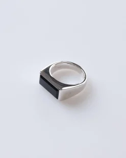 Fashion Tom Wood Peaky Ring Polished Silver 925/Black Onyx