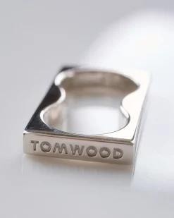 Best Tom Wood Square Double Ring 925 Silver