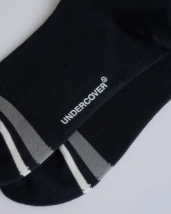 Online UNDERCOVER Barbed Check Sock Black