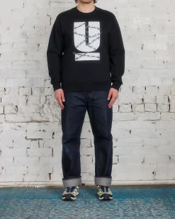 Online UNDERCOVER Barbed U Graphic Crewneck Black