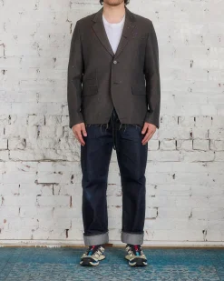 Best UNDERCOVER Drawstring Blazer Brown Mix