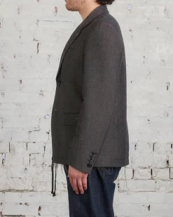 Best UNDERCOVER Drawstring Blazer Brown Mix