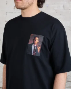 Best UNDERCOVER Twin Peaks Patch T-Shirt Black