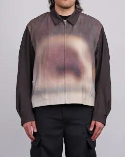 Online UNDERCOVER Wool Bosisio Crop Jacket Dark Brown