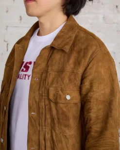 Discount visvim 101 Leather IT Jacket Lt.Brown
