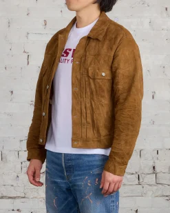 Discount visvim 101 Leather IT Jacket Lt.Brown