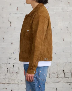 Discount visvim 101 Leather IT Jacket Lt.Brown