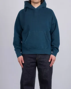 Fashion visvim Amplus SB Hoodie P.O. N.D. Dk.Indigo