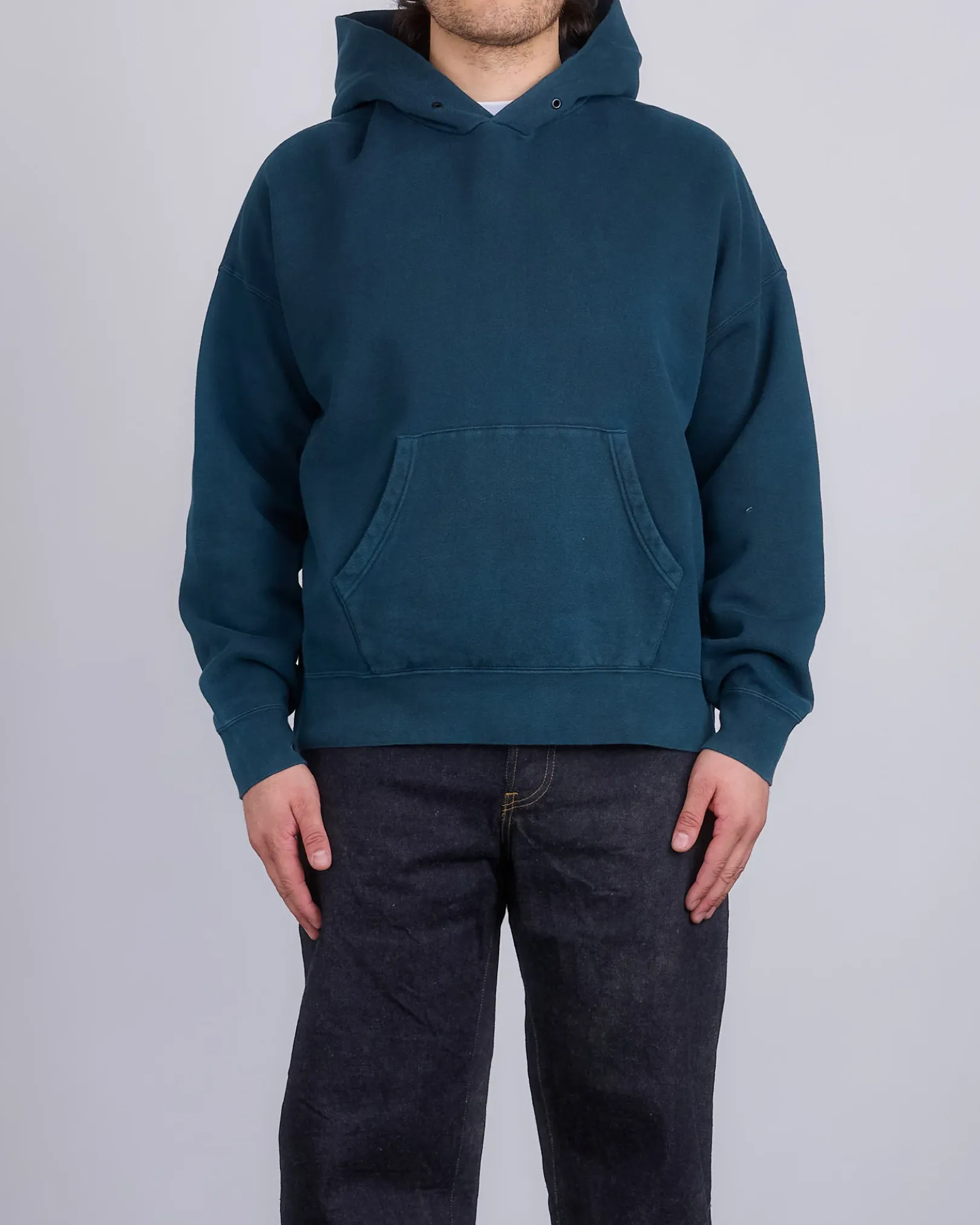 Fashion visvim Amplus SB Hoodie P.O. N.D. Dk.Indigo