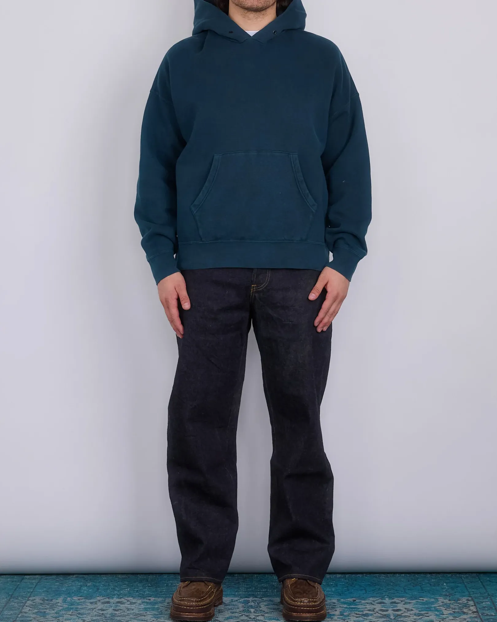 Fashion visvim Amplus SB Hoodie P.O. N.D. Dk.Indigo