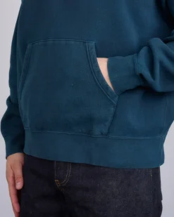 Fashion visvim Amplus SB Hoodie P.O. N.D. Dk.Indigo