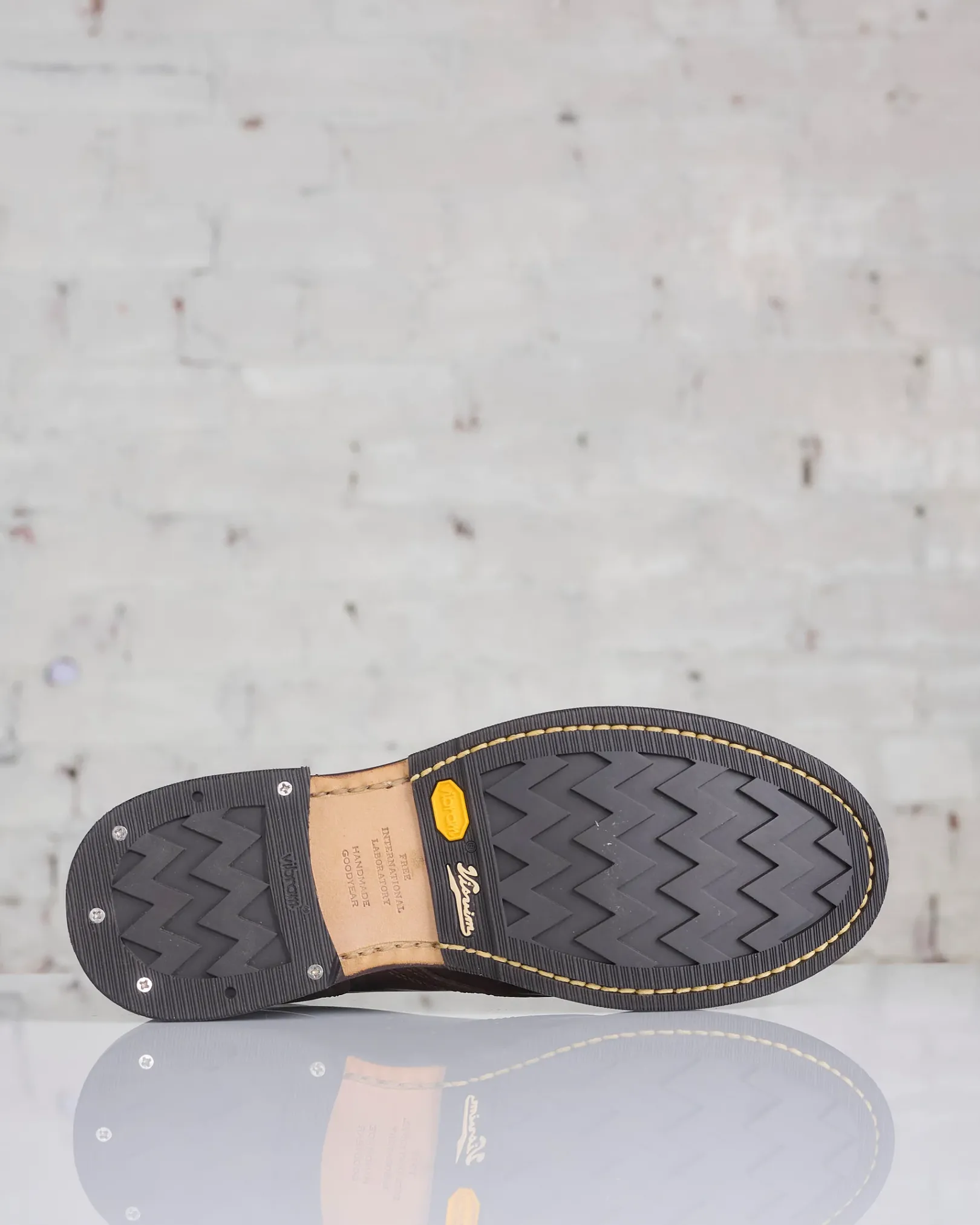 Discount visvim Brigadier Boot Folk Dark Brown