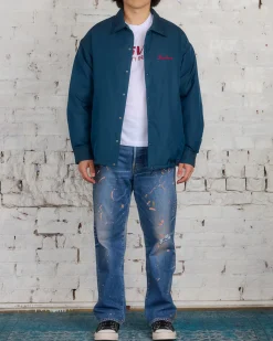 New visvim Coach Down Jacket Navy