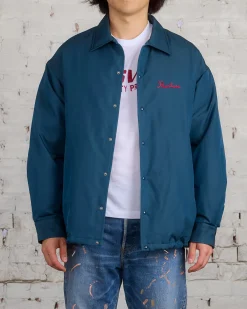 New visvim Coach Down Jacket Navy