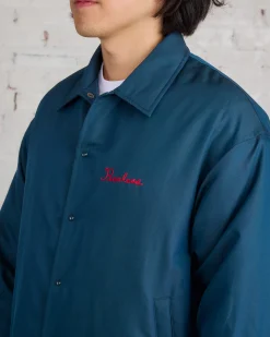 New visvim Coach Down Jacket Navy