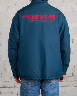 New visvim Coach Down Jacket Navy
