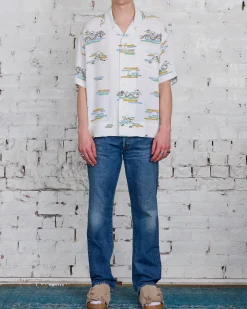 Outlet visvim Copa Button-Down Shirt Off White