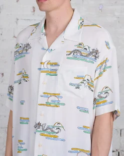 Outlet visvim Copa Button-Down Shirt Off White