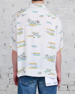 Outlet visvim Copa Button-Down Shirt Off White