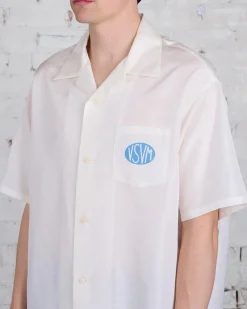 Outlet visvim Crosby Button-Down Shirt Silk Off White