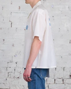 Outlet visvim Crosby Button-Down Shirt Silk Off White