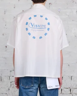 Outlet visvim Crosby Button-Down Shirt Silk Off White