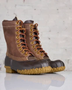 Clearance visvim Decoy Duck Boot Folk Dark Brown