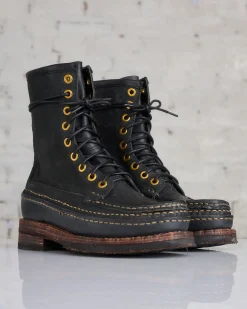 Sale visvim Grizzly Camper Hi-Folk Boot Black