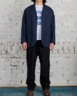 Online visvim Hammons Blazer Jacket Navy