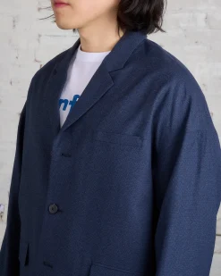 Online visvim Hammons Blazer Jacket Navy