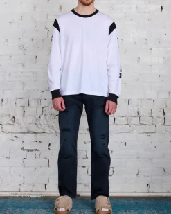 Fashion visvim ICT visvim I.C.T. Jumbo Tee L/S White