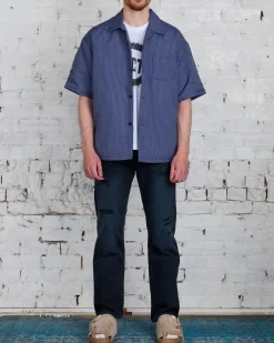 Sale visvim ICT visvim I.C.T. Wallis Down Button Shirt Navy