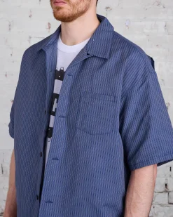 Sale visvim ICT visvim I.C.T. Wallis Down Button Shirt Navy