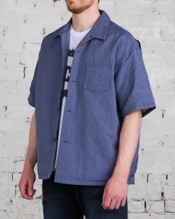 Sale visvim ICT visvim I.C.T. Wallis Down Button Shirt Navy