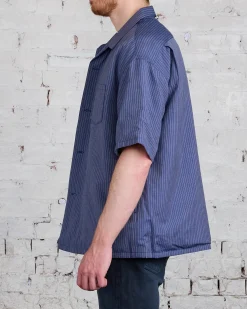 Sale visvim ICT visvim I.C.T. Wallis Down Button Shirt Navy