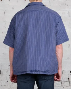 Sale visvim ICT visvim I.C.T. Wallis Down Button Shirt Navy