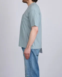 Clearance visvim Jumbo Short Sleeve T-Shirt DMGD Lt.Green