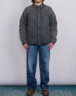 Online visvim Kerchief Era Down Jacket Crash Black