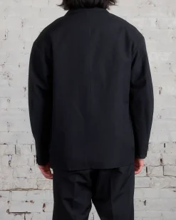 New visvim Railwood Blazer Jacket Black