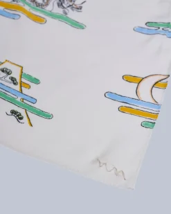 Best visvim Rayon Scarf Off White