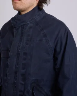 Clearance visvim Six-Five Parka 3L DMGD Navy