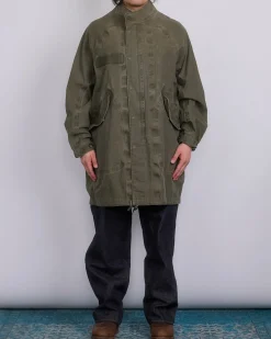 Online visvim Six-Five Parka 3L DMGD Olive