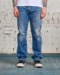 Outlet visvim Social Sculpture 01 Slim Jean Damaged-41