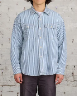 Discount visvim Social Sculpture Langer Shirt Hickory DMGD