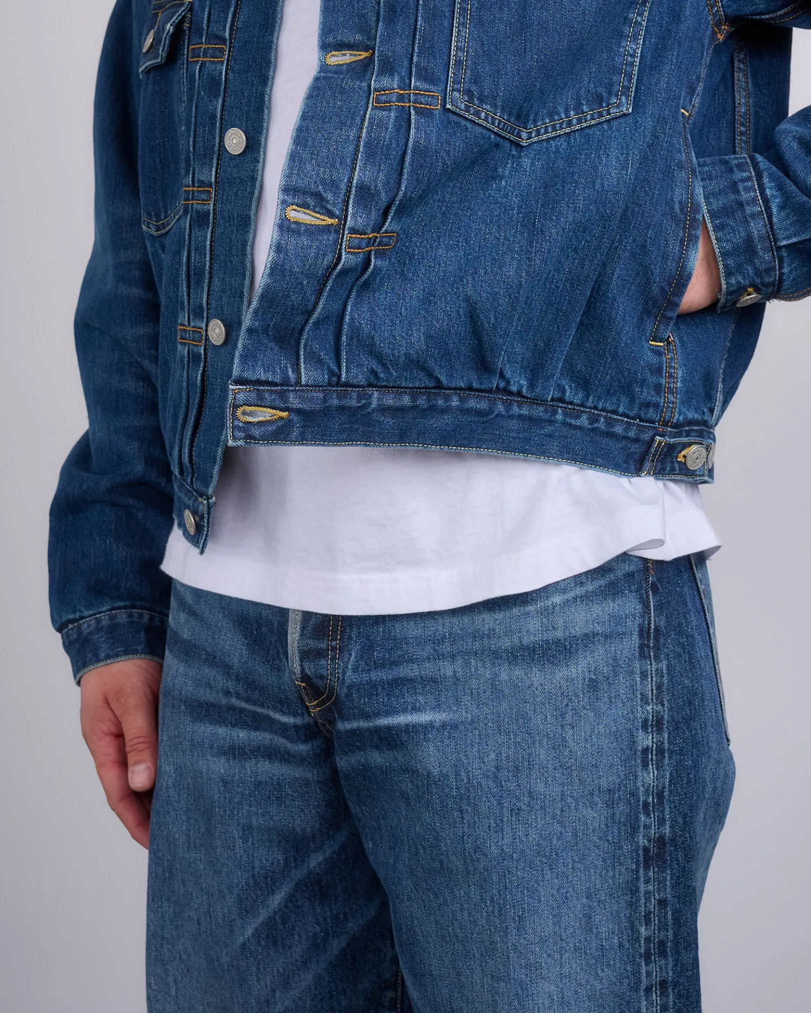 Online visvim Social Sculpture 101x Jacket DMGD (Check) Beige